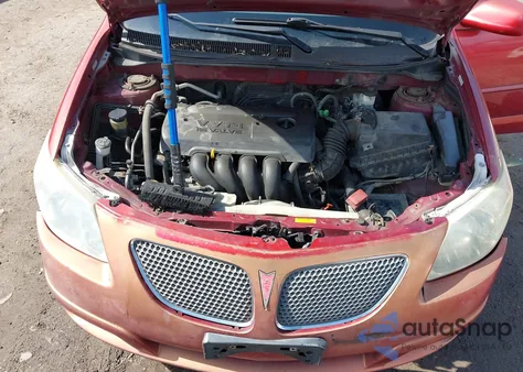2005 Pontiac Vibe из США, поврежденный, VIN 5Y2SL638X5Z457907